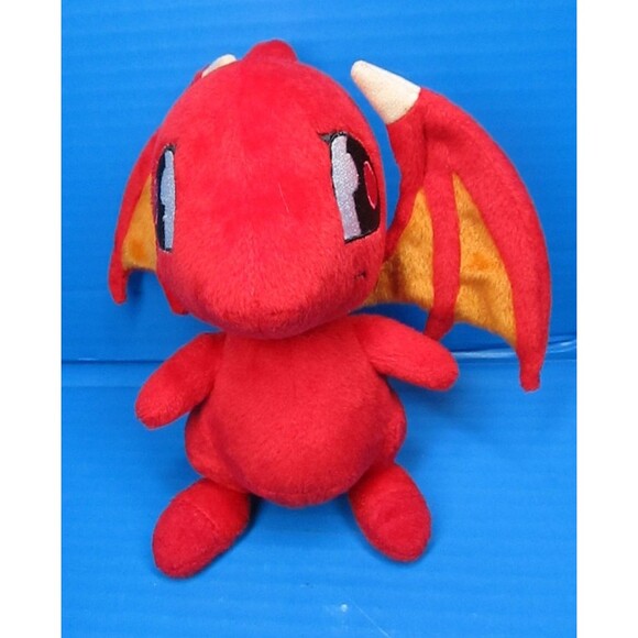 Neopets Red Shoyru Plush 7” Dragon Stuffed Animal 2003 - Picture 2 of 8